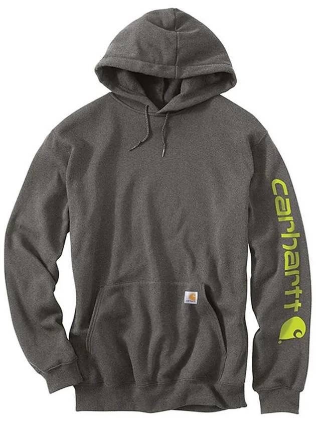 Midweight logo hood carbon header K288 026 - CARHARTT - BALAAN 2