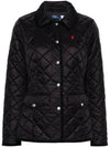 Half Quilted Jacket Black - POLO RALPH LAUREN - BALAAN 1