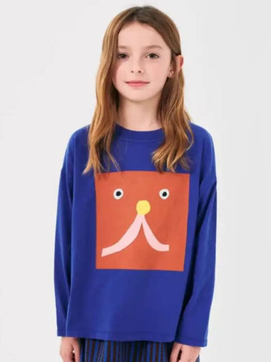 Funny Face Long Sleeve T Shirt B224AC010 Italian Kids - BOBO CHOSES - BALAAN 1