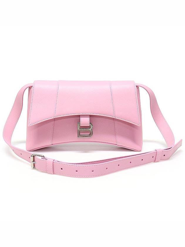 671355 Candy Pink Supple Calfskin Hourglass Downtown XS Small Shoulder Bag - BALENCIAGA - BALAAN 1