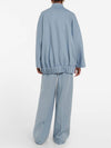 Women's Estonia Oversized Bomber Jacket Blue - MAX MARA - BALAAN 4