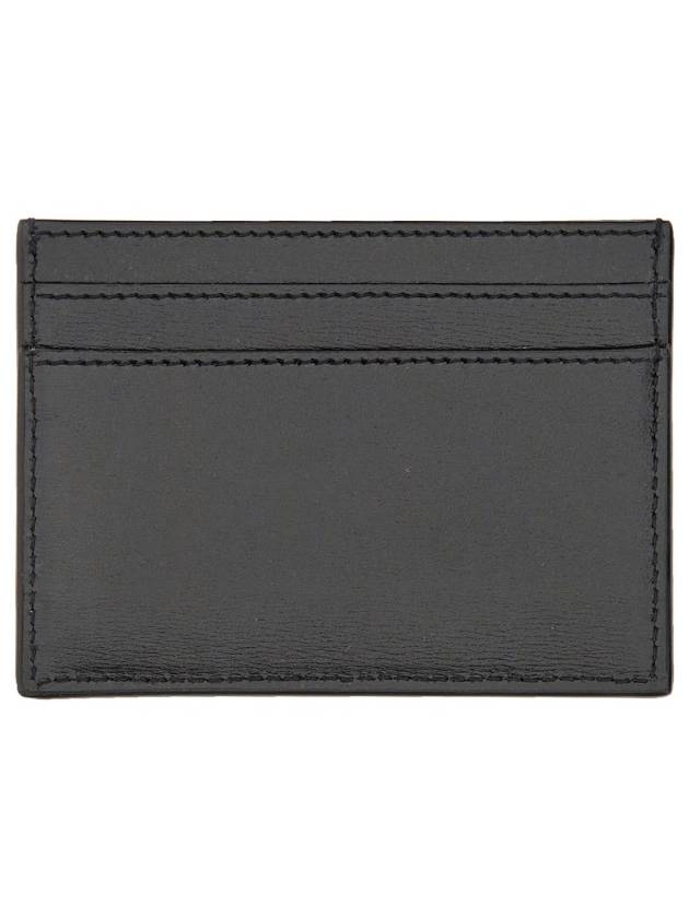 Tiny Monogram Shiny Leather Card Case Black - SAINT LAURENT - BALAAN 3