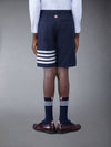 4 Bar Cotton Pocket Shorts Navy - THOM BROWNE - BALAAN 11