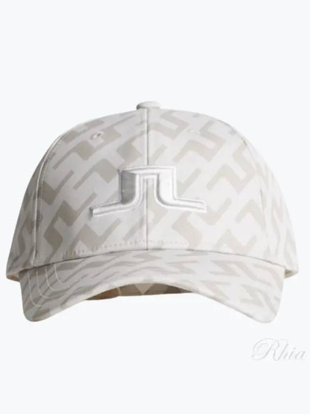 Women's Anga Printed Ball Cap Beige - J.LINDEBERG - BALAAN 2