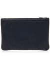 Metal Logo Grain Calfskin Clutch Bag Black - DOLCE&GABBANA - BALAAN 4