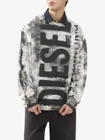 Art Pattern Print Sweatshirt A133290NFAV - DIESEL - BALAAN 2