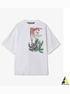 23 ss ECOFRIENDLY Cotton T-shirt WITH UPSIDEDOWN Palm T-shirt PMAA066S23JER0030155 B0650030843 - PALM ANGELS - BALAAN 2