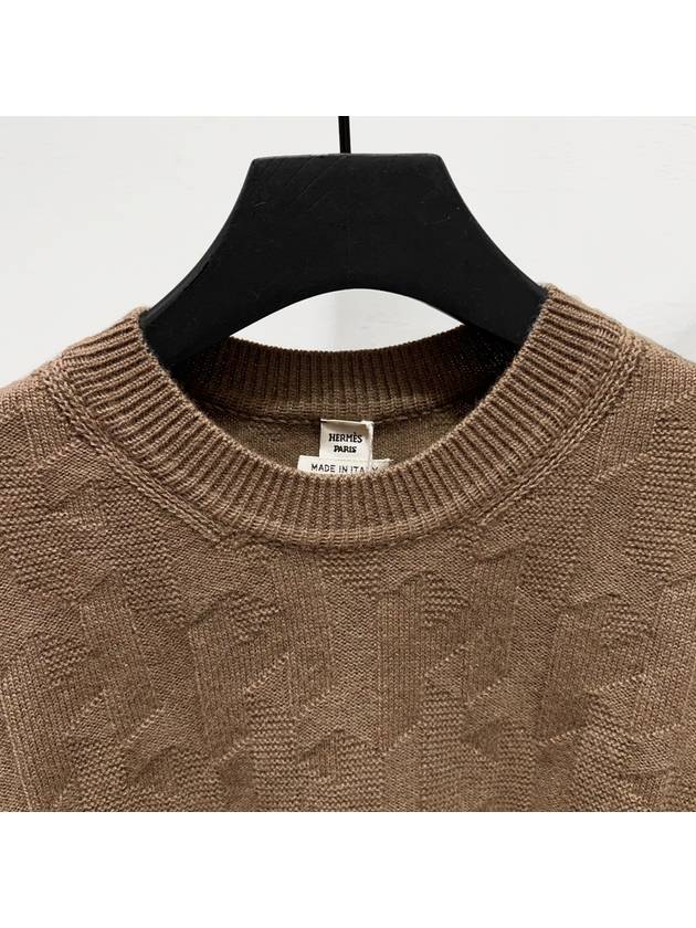 Women s Knit H Logo Wool Long Sleeve Sweater Etope - HERMES - BALAAN 2