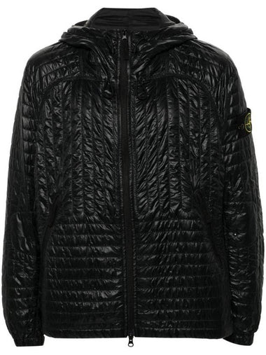 43232 Pertex Quantum Anti Drop Hooded Jacket Black - STONE ISLAND - BALAAN 1