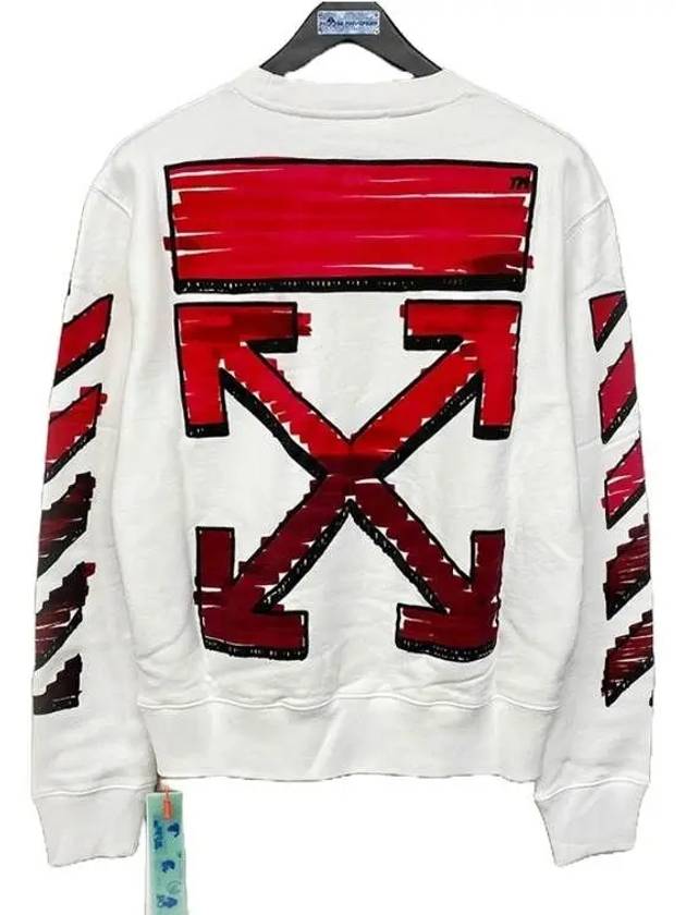 Marker Arrow Sweatshirt White - OFF WHITE - BALAAN 2