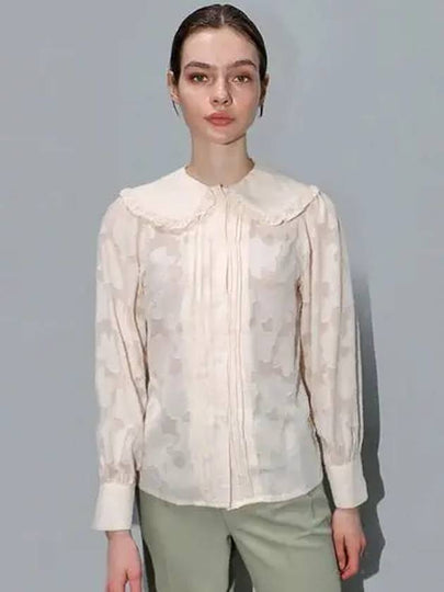 Cloud Frill Blouse Cream - DAMAGE MNEMONIC - BALAAN 2