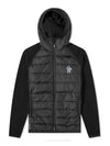 Grenoble Padded Mix Hooded Zip-Up Black - MONCLER - BALAAN 2