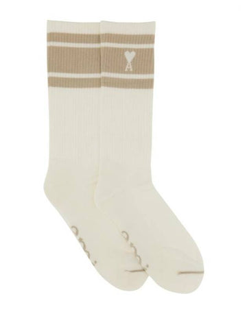 Socks USC001 AW0015271 BEIGE - AMI - BALAAN 1