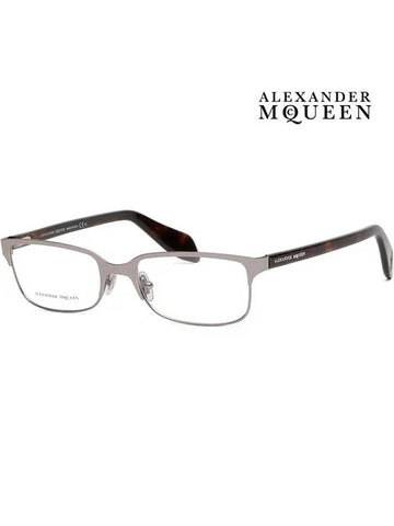 Glasses frame AMQ4177 CDB square silver - ALEXANDER MCQUEEN - BALAAN 1