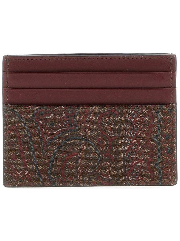 Tesuto Paisley Card Wallet Brown - ETRO - BALAAN 3