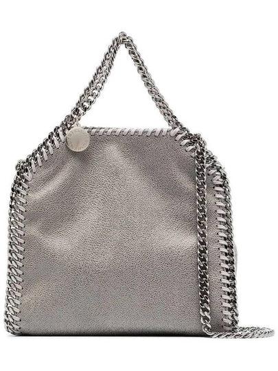 silver Falabella tiny tote bag light gray - STELLA MCCARTNEY - BALAAN 2