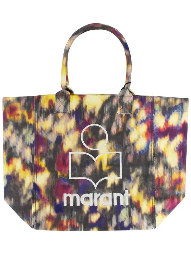 Yenky Logo Cotton Tote Bag Ochre Black - ISABEL MARANT - BALAAN 3