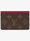 Monogram Card Wallet Fuchsia Brown - LOUIS VUITTON - BALAAN 2