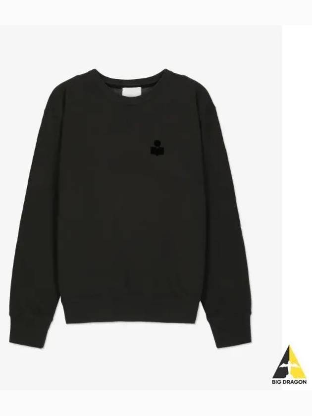 Mike Logo Cotton Sweatshirt Faded Black - ISABEL MARANT - BALAAN 2