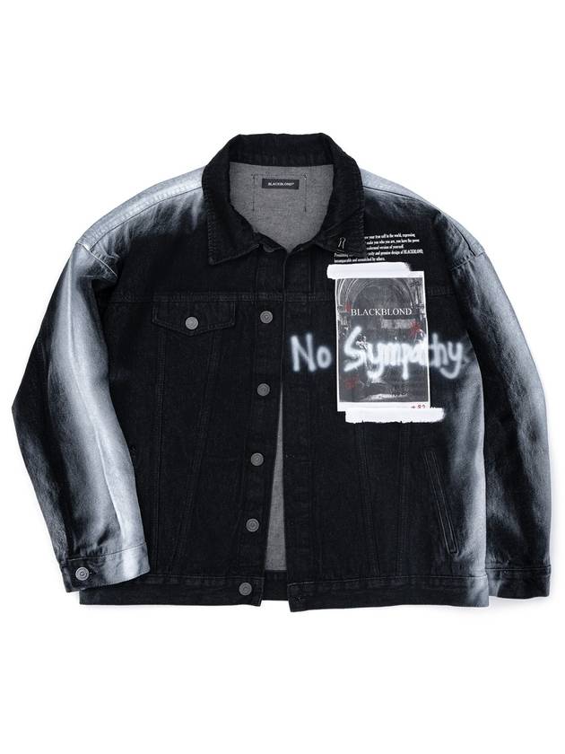 BBD No Sympathy Denim Jacket Black - BLACKBLOND - BALAAN 1