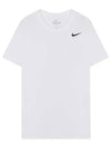 Women's Dri Fit Short Sleeve T-Shirt White - NIKE - BALAAN 1