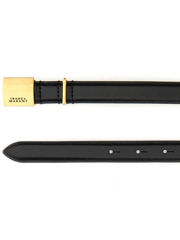 engraved buckle leather belt CE056CFAA3B41A - ISABEL MARANT - BALAAN 7