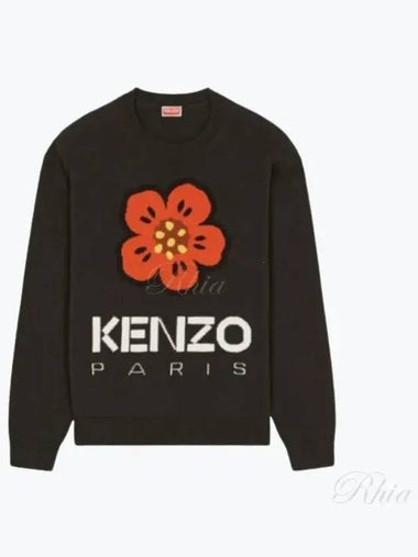 Balk Flower Men s Knitwear Knit 5PU380 3LC 99J 235 - KENZO - BALAAN 1