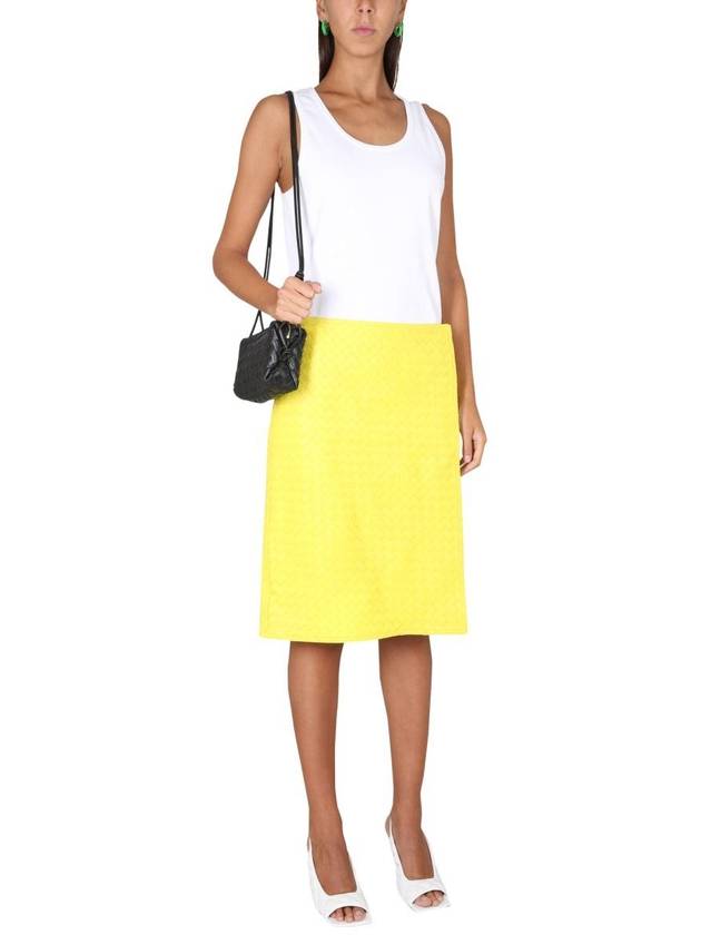 23 ss Skirt WITH Woven Pattern 729819V2JG07193 B0040201248 - BOTTEGA VENETA - BALAAN 3