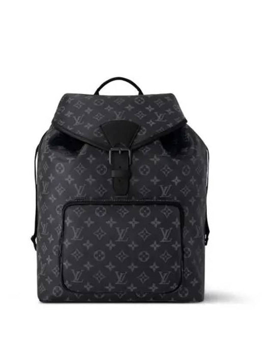 Montsouris Backpack Black - LOUIS VUITTON - BALAAN 2