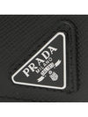 Triangle Logo Saffiano Card Wallet Black - PRADA - BALAAN 7