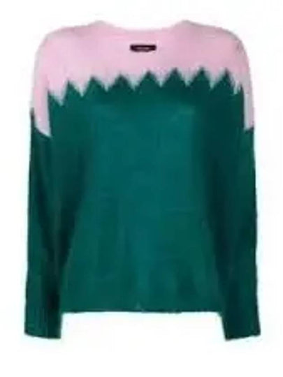 Manny Mohair Knit Top Pink Green - ISABEL MARANT - BALAAN 2