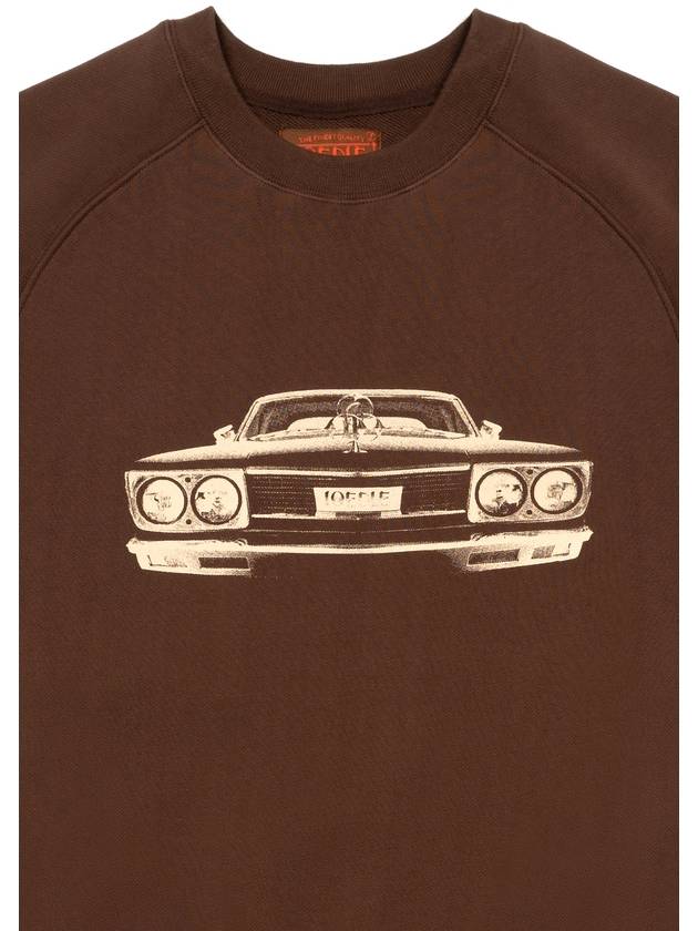 Headlight Sweatshirt Brown I5WE02BR - IOEDLE - BALAAN 4