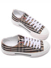 Vintage Check Cotton Sneakers Archive Beige - BURBERRY - BALAAN 6