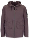 Wappen Patch Micro Reps Hooded Jacket Purple - STONE ISLAND - BALAAN 2