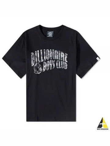 B22435 BLACK camo arch logo short sleeve t shirt - BILLIONAIRE BOYS CLUB - BALAAN 1