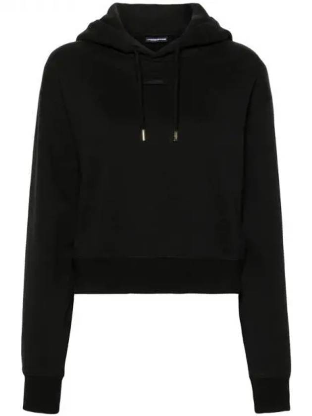 Jacquemus logo label cotton hoodie - JACQUEMUS - BALAAN 1