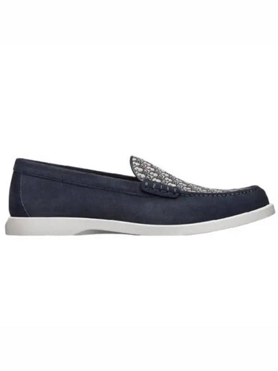 Granville Suede Loafers Blue Beige - DIOR - BALAAN 2