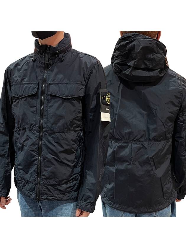 Waffen Naslan Light Watro Zip-up Jacket Navy - STONE ISLAND - BALAAN 2