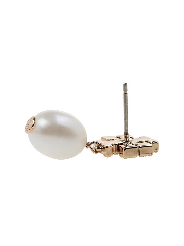 Kira Pave Pearl Drop Earrings Gold - TORY BURCH - BALAAN 6