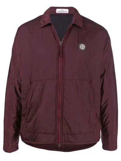 Wappen Nylon Metal Overshirt Zip-Up Jacket Red - STONE ISLAND - BALAAN 2