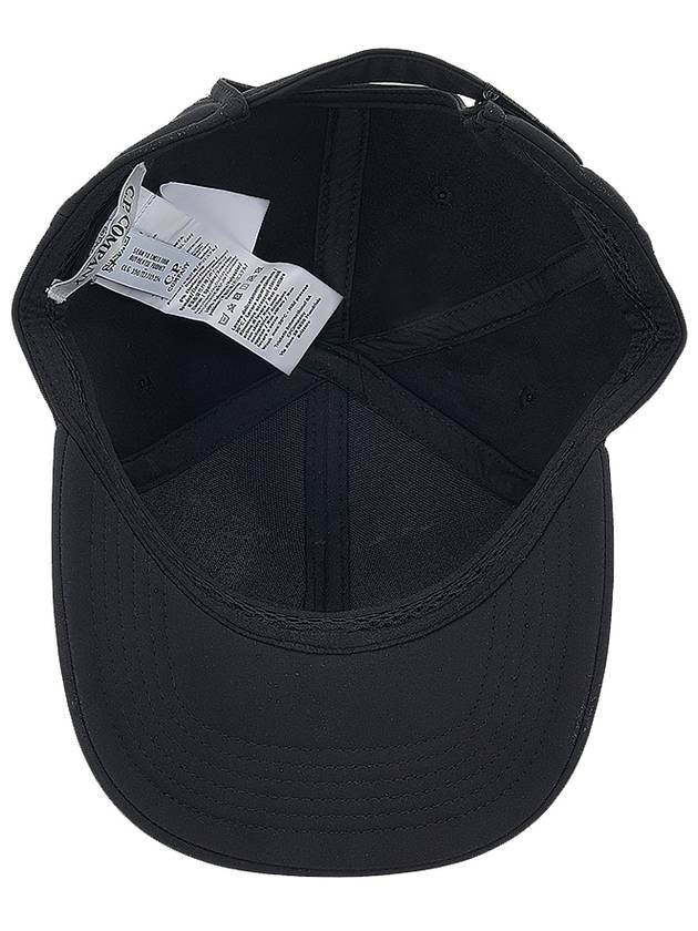 Men's Logo Ball Cap Black - CP COMPANY - BALAAN 6