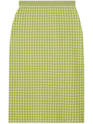 Tory Burch Skirts Green - TORY BURCH - BALAAN 1