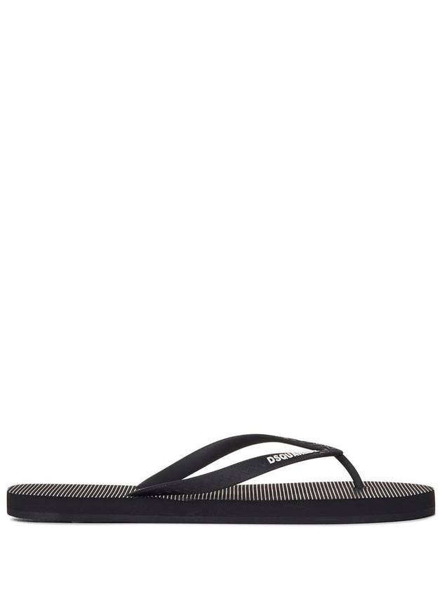 Logo Flip Flop Black - DSQUARED2 - BALAAN 2