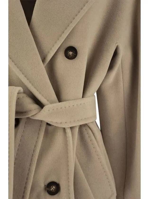 Madame Belted Double Coat Beige - MAX MARA - BALAAN 4