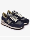 990v1 Made in USA Low Top Sneakers Dark Navy - NEW BALANCE - BALAAN 3