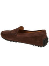 Gommino Suede Driving Shoes Brown - TOD'S - BALAAN 3