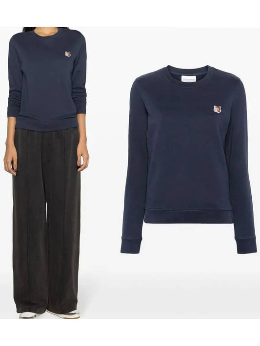 Maison Kitsune Fox Head Patch Women s Sweatshirt LW00302 P476 - POLO RALPH LAUREN - BALAAN 1