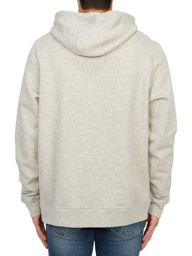 Fox Head Logo Hoodie Grey - BARBOUR - BALAAN 5