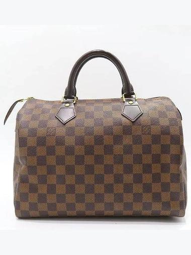 N41531 Damier Eben Canvas Speedy 30 Tote Bag - LOUIS VUITTON - BALAAN 1