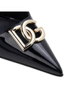 DG Logo Leather Pumps Black - DOLCE&GABBANA - BALAAN 10